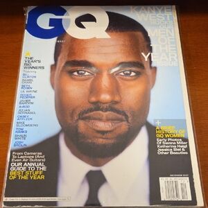 GQ Magazine - Kanye West Cover - Men of the Year Issue (December 2007)